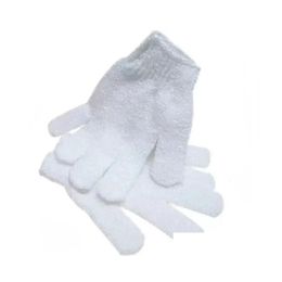 Bath Brushes, Sponges & Scrubbers White Nylon Body Shower Gloves Exfoliating Glove Scrubber Spa Mas Dead Skin Cell Wholesale Fy8464 11 Dh9Vt