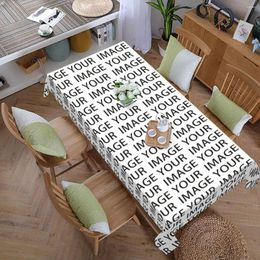 Table Cloth Custom Design Your Own Tablecloth Made Dinner Polyester Cover Customised Print