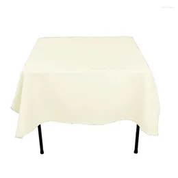 Table Cloth Simple Modern INS Wedding Scene Mat Decoration Solid Colour Square Tablecloth White