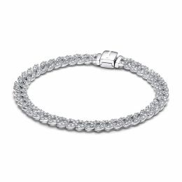 925 silver Timeless Pave Chain Bracelet charms original Infinity Knot Women femme Bracelets women Jewellery new