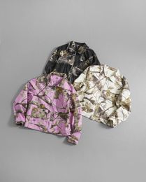 2024 Celebrity Same Style Wang Jia'er Three Colour Maple Leaf Branch Jackets