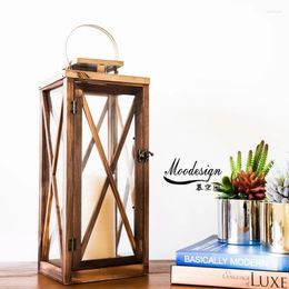 Candle Holders Cage Nordic Holder Vintage Design Aesthetic Brass Romance Centerpiece Porta Velas Home Decoration GXR45XP