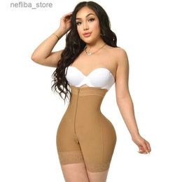 Waist Tummy Shaper Fajas Colombianas Compression Shaper Open Bust Tummy Control with Zipper Body Beauty Shapewear Waist Post-Surgical Use L2447