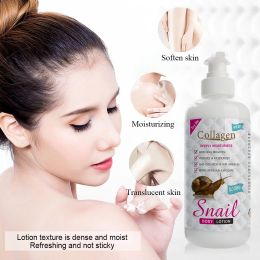 Gloves Disaar 500ml Bone Collagen Snail Lotion Deeply Moisturises Whitens Skin Brightens Smooths Antiwrinkles Snail Body Care Milk