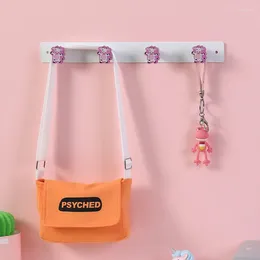 Hooks Cute Cartoon Sticky Hook Home Decoration Accessories Key Holder Storage Rack Wall Shelf Room Organizer Clothes Hanger