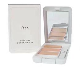 Top Quality IPSA 3 Colour Concealer Cream Highlighter Pure makeup palette1053949