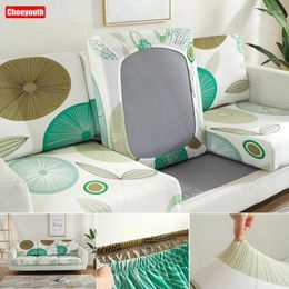 Chair Covers Cheeyouth Stretch Sofa Cushion Cover Soft Dustproof Couch L Shape Sectional Funda For Living Room