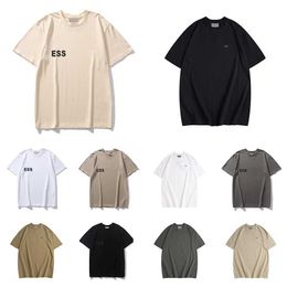 Designer Shirt Mens t Shirts Ess Shirt Casual Fog Short Sleeve Fg Tees 1977 Cotton Luxurys Letter Stereo Printing Tshirts Essen Tees Shorts Pants High Street Tsh 63J3