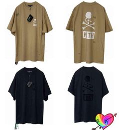 KITH Tshirt Mastermind Japan Tee 2021 Men Women Oversize Kith Tops Rainbow Ribbon Cleft Skull Mastermind Short Sleeve G11153865065