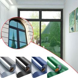 Window Stickers Insulation Film Privacy Transparent High Heat Rejection UV Cut Mirror Silver Tint