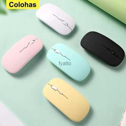 Mice Wireless Bluetooth Mouse Portable Magic Silent Ergonomic Suitable for Laptops iPads Tablets Mobile Phones Office Gaming H240407 O7M0