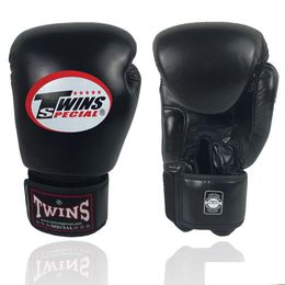 Protective Gear 6 Colours Grappling Glove 8 10 12 14 16Oz Professional Kick Boxing Gloves Pu Karate Muay Thai Guantes Mma Sanda Train Otcuw
