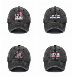 Party Hats Let039s Go Brandon FJB Dad Beanie Men Women Funny Cap Printed Baseball Caps Washed Cotton Denim Adjustable Outdoors 3340050