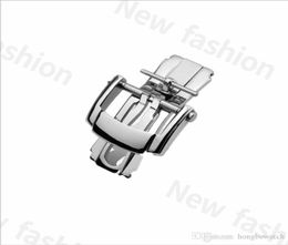 Brand PP substitute solid stainless steel folding buckle double press butterfly buckle 18mm watch strap buckle9815150