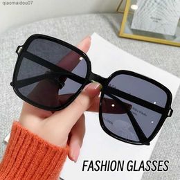 Sunglasses 2023 Xinmi Nail Square Sunglasses Fashion Sunglasses Womens UV Protection Vintage Glasses Big UV400 Glasses Womens BrandL2404