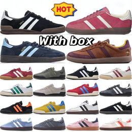 Originals Handball Spezial Casual Shoes for Men Women Designer Core Black Navy Gum Chalk White Light Blue Platform Sneakers Size 36-45