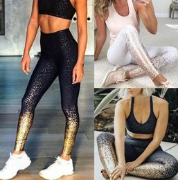 New Style Fashion Women039s Gym Fitness Leggings Running Sports Pants Workout Patchwork Trousers7440286