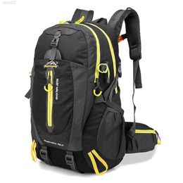 Multi-function Bags 40L waterproof travel backpack camping and hiking laptop yq240407