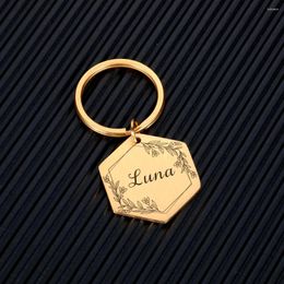 Dog Tag Personalized ID Tags Engraved Cat Puppy Pet Name Number Plate Address Collar Pendant Accessories