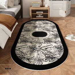 carpet room decor Designer rug Vintage cashmere anti-dirt bed blanket coffee table edge oval non-slip rug living room rug