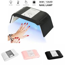 Dresses 36w Folding Uv Led Nail Dryer Gel Polish Drying Lamp Quick Dry Portable Lamp for Nails Manicure Tool Dropshipping