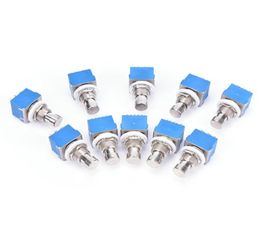 E Support 3PDT 9 Pins Box Stomp Guitar Effect Pedal Foot Switch True Bypass Metal Pack of 105555408