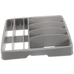 Kitchen Storage Cutlery Holder Multi-function Utensil Case Delicate Organiser Drawer Pp Plastic Household