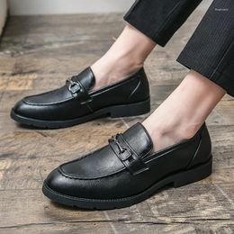 Casual Shoes Loafers Men Leather Mens Luxury 2024 Summer Causal Flats Moccasins Slip On Driving For