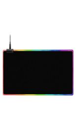 RGB Soft Gaming Mouse Pad Large Oversized Glowing Led Extended Mousepad NonSlip Rubber Base Computer Keyboard Pad Mat25037415629