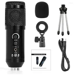 Microphones Microphone Headphone USB Ports Streaming Mic Game Props Vocal Recording Apply