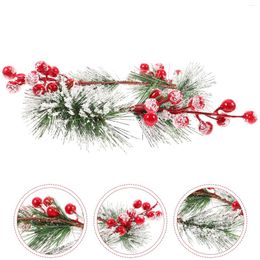 Decorative Flowers Christmas Mini Wreath Rings Ornament Decorations Plastic Hanging Wreaths Artificial
