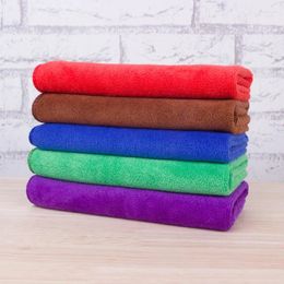 Towel 2pcs/lot Sell Microfiber Thickened Car Wash Square Quick-drying Absorbent Kitchen Cleaning 40 40cm