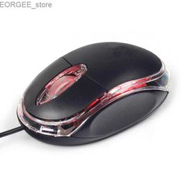 Mice Mini Optical Wired Mouse USB LED Ergonomic Design Mice for PC/Laptop/Notebook Y240407