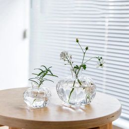 Vases Glass For Flowers Clear Decorative Table Flower Vase Transparent Floral Arrangements Weddings Home Decor Or Office