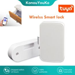 Lock Tuya Smart Home Electric Lock Hidden Cabinet Wireless Locks for Drawer Smart Life APP Unlock Work with MutilMode Gateway Hub