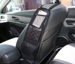 Car Seat Organiser Auto Seat Side Storage Hanging Bag MultiPocket Drink Phone Holder Mesh Pocket5212427