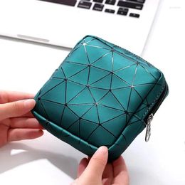 Storage Bags Ins S Mini Waterproof PU Leather Cosmetic Bag With Compartments Portable Lipstick Make Up Small