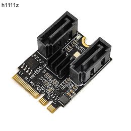 Cards M2 Ngff Key Ae to Sata 3.0 Expansion Card M.2 Wifi Interface to Sata Hard Disc Drive Converter Riser Card Jmb582 Pcie 3.0 Chip