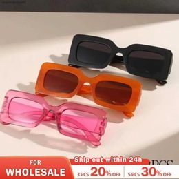 Sunglasses 3 pairs/set of square sunglasses for women cute and slim cat eye glasses retro and narrow cat eye sunglasses setL2404