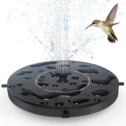 Garden Decorations -Solar Fountain Floating Solar Powered Water Pump For Bird Bath Pond Pool Outdoor