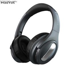 Cell Phone Earphones HAAYOT Headphones Bluetooth Headset 5.1 Wireless Headphones HiF Stereo Foldable with Microphone ANC Active Noise Cancelling 2023 Y240407