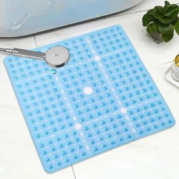 Bath Mats Shower Anti-slip Mat Non-slip Square With Non Slip Surface Secure Suction Cups Ideal Bathroom Carpet