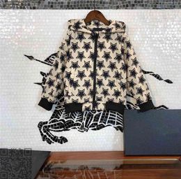 2021ss Designers jacket boys brand Autumn Baby Clothes fivepointed star print children coat latest kid tops size 110160 DHL albu6635281
