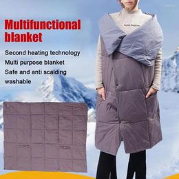 Blankets Electric Blanket Thicker Heater Quickly Warm Heated Usb Body Winter Adjustable Warmer 3levels Thermostat X9n6