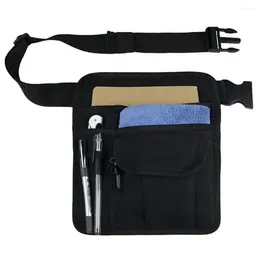 Storage Bags Professional Waiter/waitress Fanny Pack Adjustable Waist Strap Server Apron Capacity Bag For Restaurants