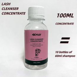 Remover 100ml Lash Shampoo Concentrate No Stimulation Lash Cleanser DIY Professional Eyelash Extension Bath Foam Makeup Remover