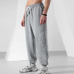 Men's Pants Sweatpants Casual Loose Man Sport Designer Clothing Fashion Clothes Male Basketball Running Solid Work Wear