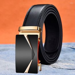 Belts High Quality Men's Fashion Automatic Buckle Business Jeans High-quality Belt No Gift Box