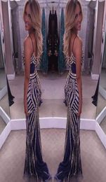 New 2021 Sexy Fitted Mermaid Evening Dresses Sweetheart Spaghetti Straps Blinbgbling Sequins Vestidos De Fiesta Prom Party Gowns4430645