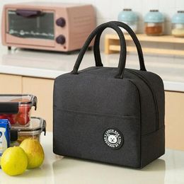 Storage Bags Portable Oxford Lunch Fresh Cooler Pouch For Office Students Convenient Box Food Container Bag